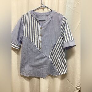 Striped Blue Shirt